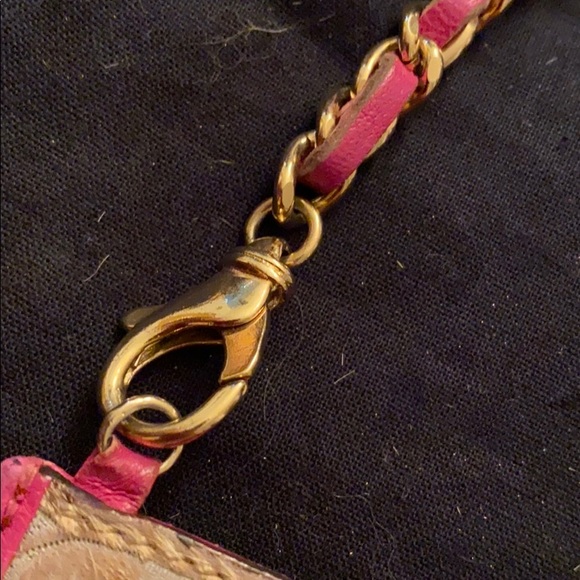 HP 🎉 Chanel tan & pink cowhide & leather bag - Picture 4 of 13